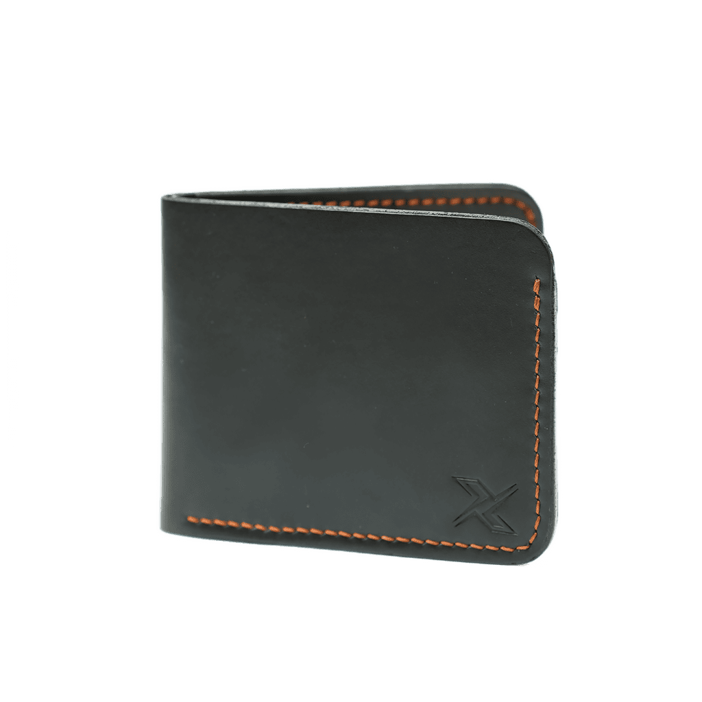 Black Bifold Wallet: Black