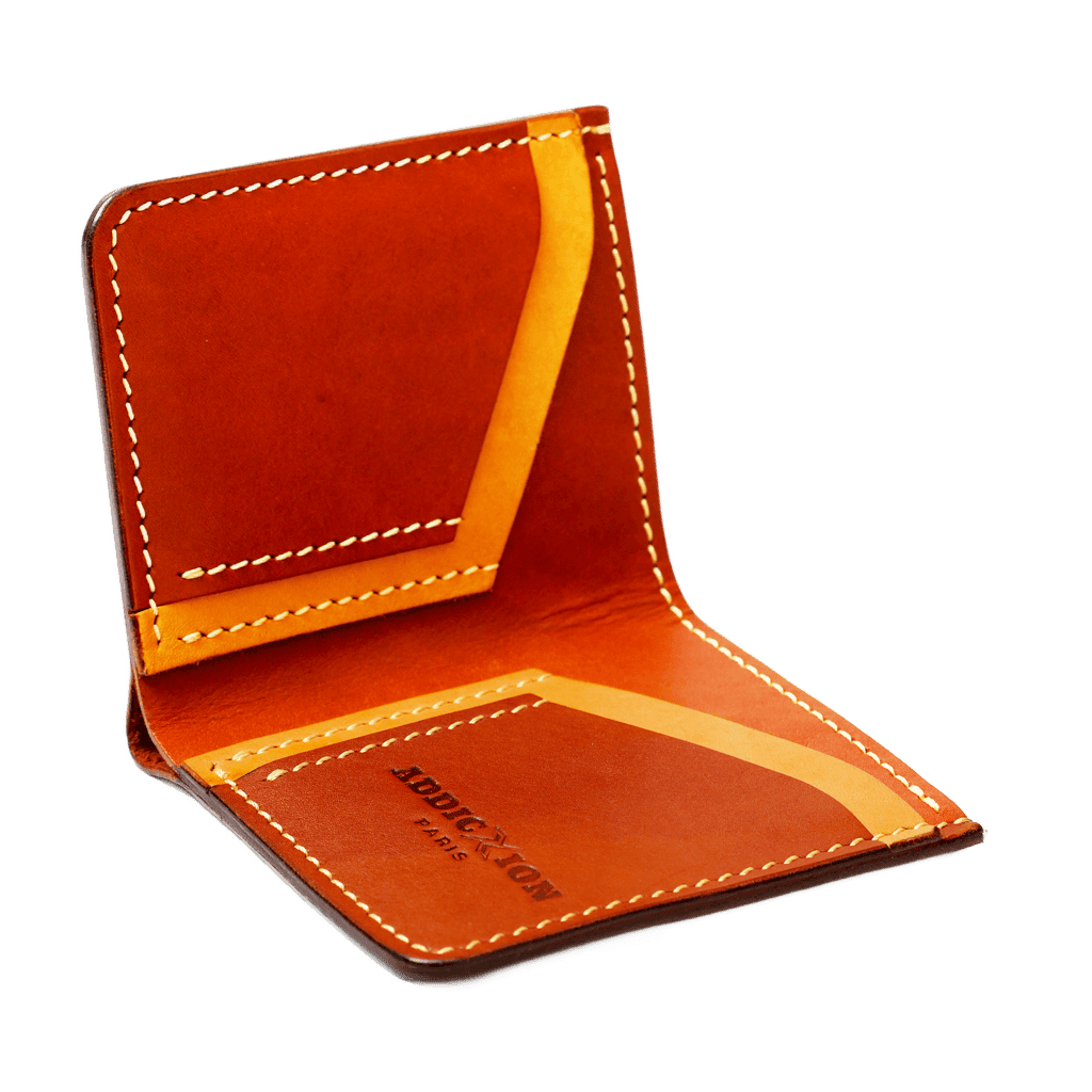 Vertical Wallet: Dark Brown