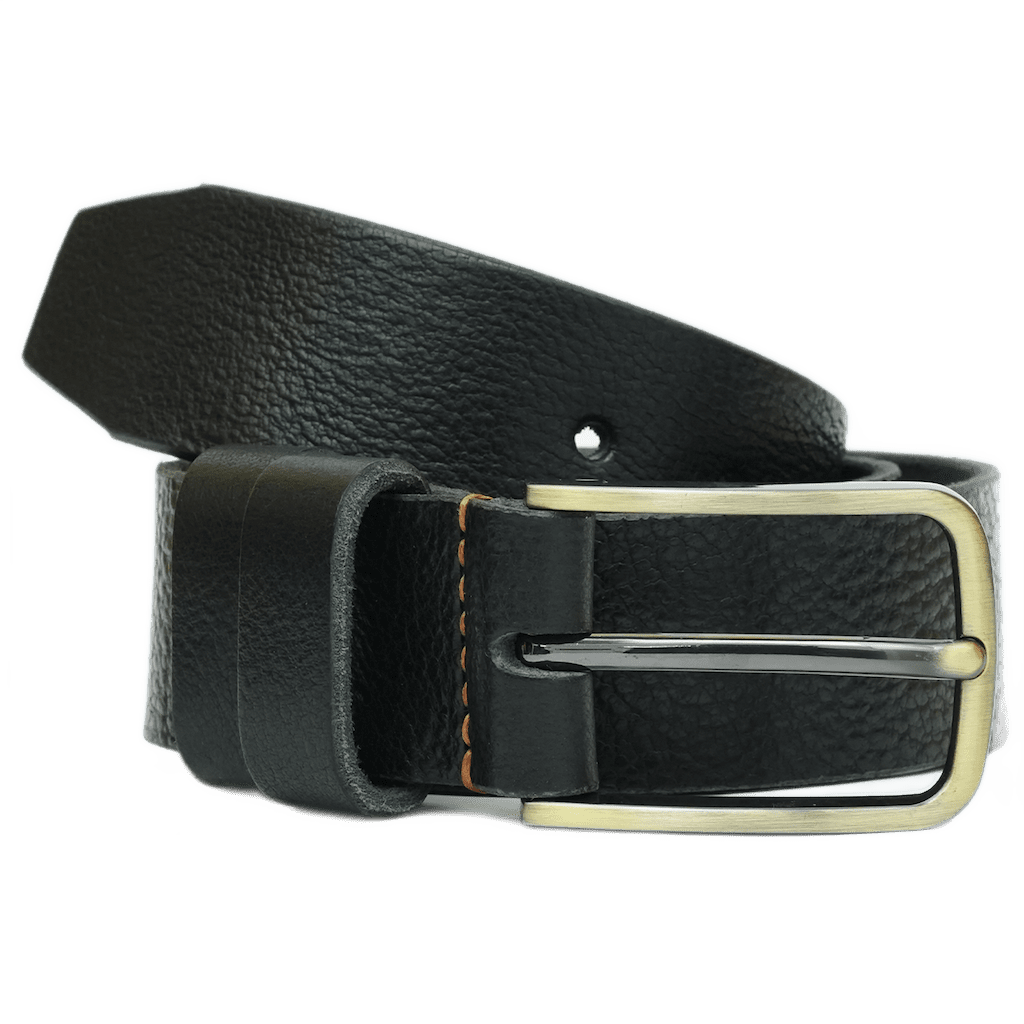 WildBuff Leather Belt Buckle: Pewter | 40mm Golden