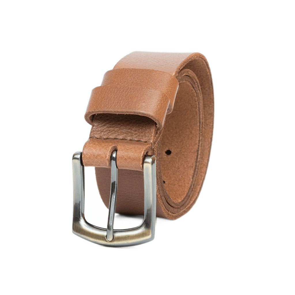 WildBuff Leather Belt Buckle: Pewter | 35mm golden