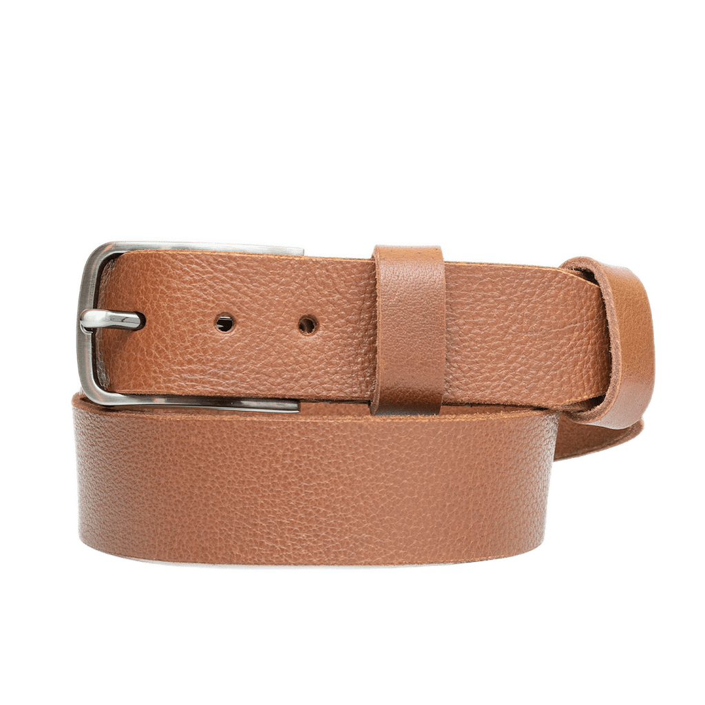WildBuff Leather Belt Buckle: Pewter | 40mm Silver