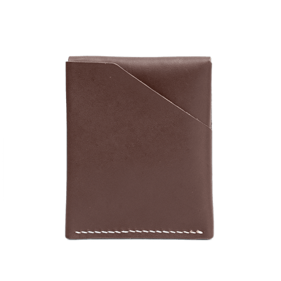 Secure Clasp Card Wallet: Brown