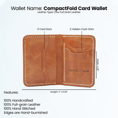 Card Wallet: Slim: Camel